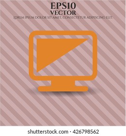 Monitor vector icon