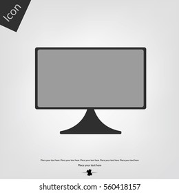 Monitor vector icon