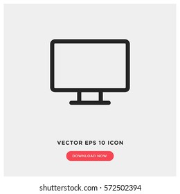 Monitor vector icon