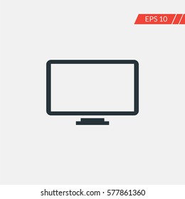 Monitor vector icon