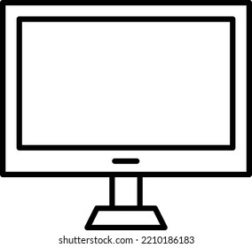 Monitor vector icon. Can be used for printing, mobile and web applications.