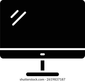 Monitor vector icon. Can be used for printing, mobile and web applications.