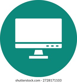 Monitor Vector Icon Design Illustration