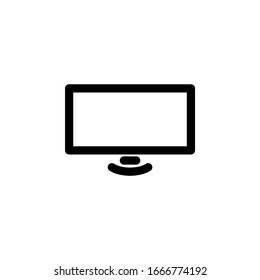monitor vector icon, Vector EPS 10 illustration style - high quality