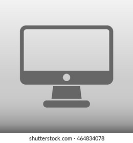 Monitor Vector Icon Illustration