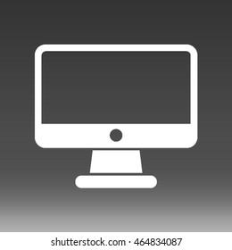 Monitor Vector Icon Illustration