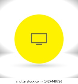 Monitor Vector icon . Lorem Ipsum Illustration design