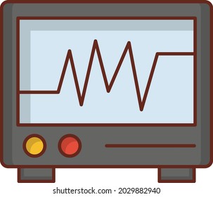 Vektorgrafik auf transparentem Hintergrund überwachen. Symbole in Premium-Qualität. Vector Line Flaches Farbsymbol für Konzept und Grafikdesign.