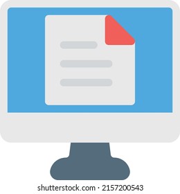 monitor  Vector illustration on a transparent background. Premium quality symmbols. Line Color vector icons for concept and graphic design. 
