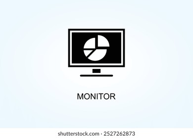 Monitor Vector Or Logo Sign Symbol Illustration