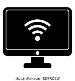 Monitor wifi icon