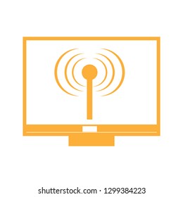 Monitor wifi icon 