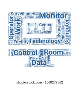 monitor word cloud. tag cloud about monitor