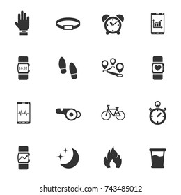 monitoring apps vector icons for your creative ideas