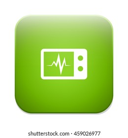 monitoring Heart beats symbol.