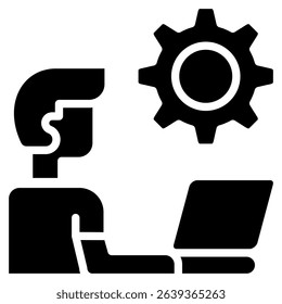 Monitoring Icon Element For Design