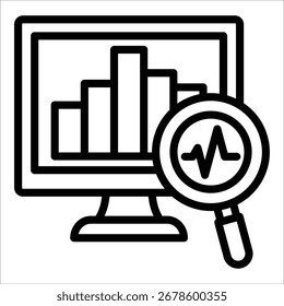 Elemento De Ícone De Monitoramento Para Design