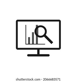 Monitoring icon ilustration vector design