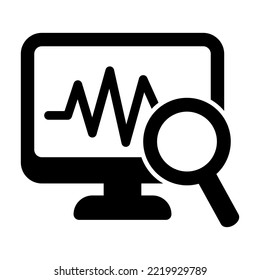 Monitoring icon. Simple element from internet security collection. Creative Monitoring icon for web design, templates, infographics and more.