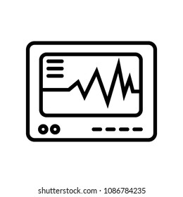 monitoring icon vector