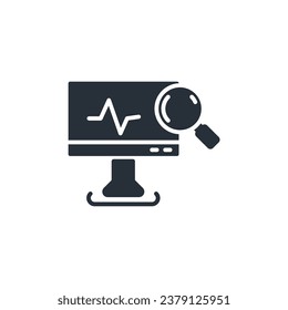 icono de supervisión. vector.Curso editable.Signo de estilo lineal para uso de diseño web,logotipo.Ilustración de símbolo.