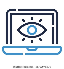 Monitoring icon, for web, app, infographic, etc