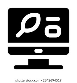 monitoring icon for your website, mobile, presentation, and logo design.
