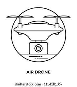 Monitoring and observation with UAV, drone surveillance system