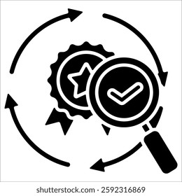 Monitoring Simple Icon Vector Illustration Concept