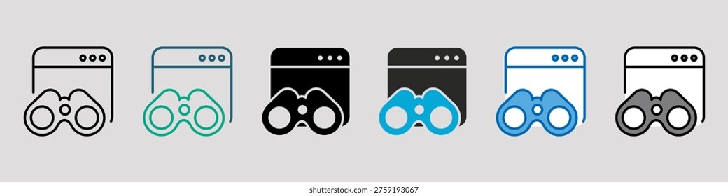 Monitoring Single Icon Pack Multistyle