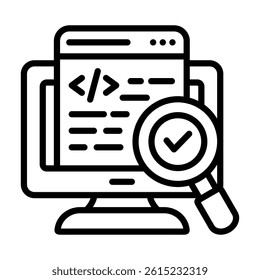Monitoring System Icon Element For Design