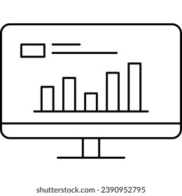 Sistema de monitoreo, icono de la industria. Fábrica, símbolo de fabricación. Ilustración del vector