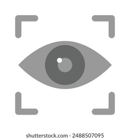 Monitoring vector design in trendy style, editable icon