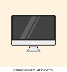 Monitors with black and White color And with Circle Logo