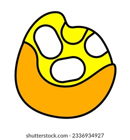 monk fruits of hand drawn icon