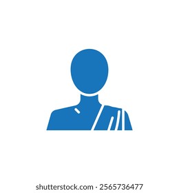 Monk icon Thin line illustration set