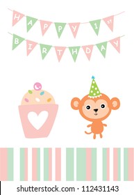 monkey 1st birthday