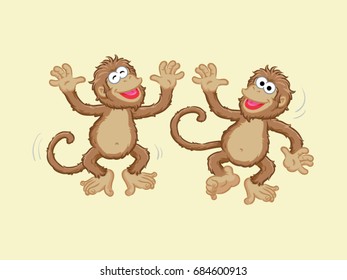 Monkey Stock Vector (Royalty Free) 684600913 | Shutterstock