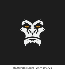 monkey abstract logo modern style
