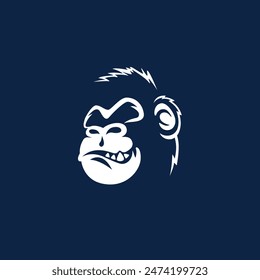 Monkey Abstrakt Logo Moderner Stil