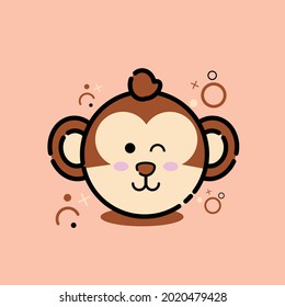 Monkey animal, mbe style icon