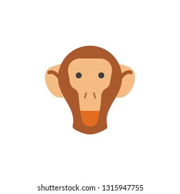 monkey, animal, nature icon. Element of color African safari icon. Premium quality graphic design icon. Signs and symbols collection icon for websites, web design