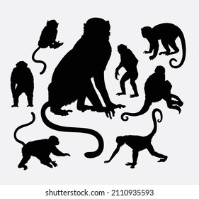 monkey animal silhouette good use for any design you want