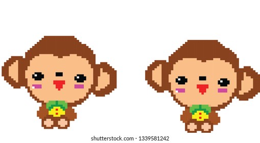 monkey , animal , vector