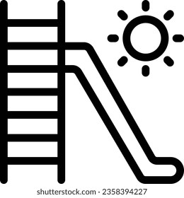 monkey bars slide kiosk icon for download