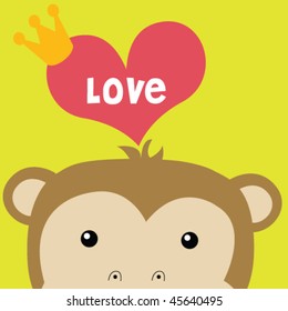 monkey with big love 6