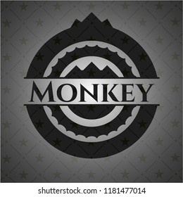 Monkey black emblem. Vintage.