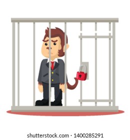 monkey business is getting jailed