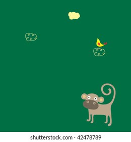 monkey card