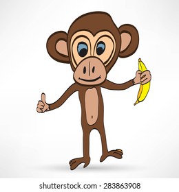 Monkey cartoon